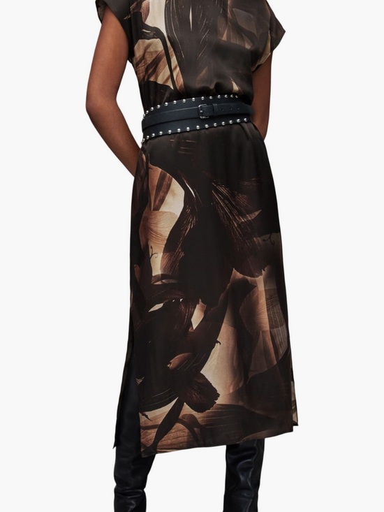 All Saints Dresses & Skirts - AllSaints iris dress. coffee brown color way